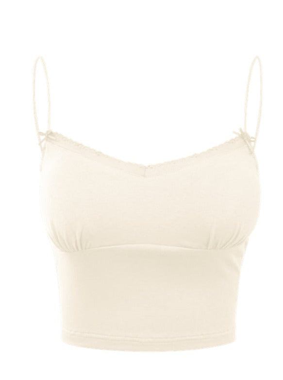 Inner camisole with creamy limft pad