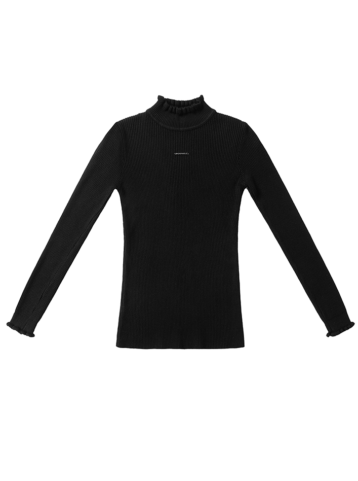 Lodo Slim Lace Half Turtleneck Knit