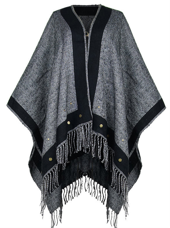 Steampunk Continental Tassel Shawl