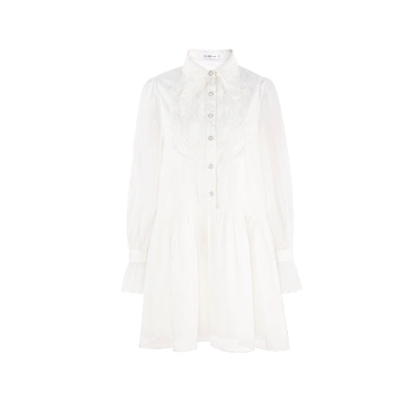 プリンセスレースエッジシャツドレス