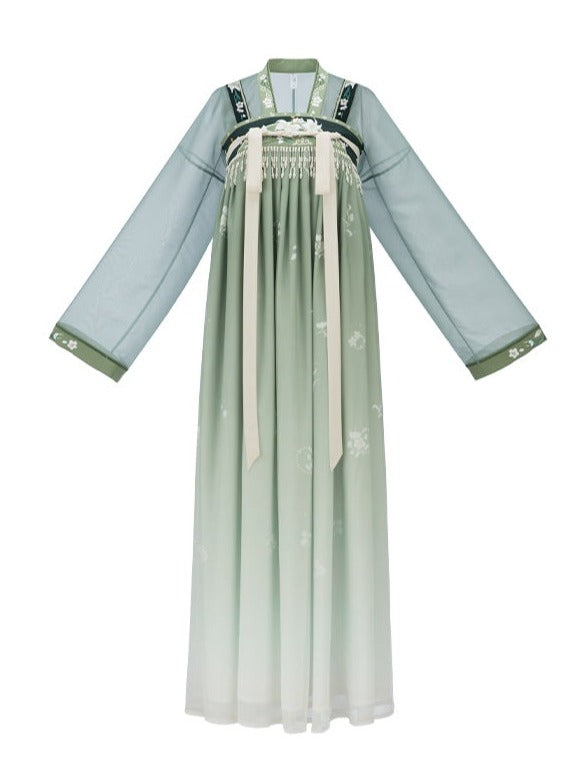 Japanese pattern fairy China setup + shoulder strap + ribbon