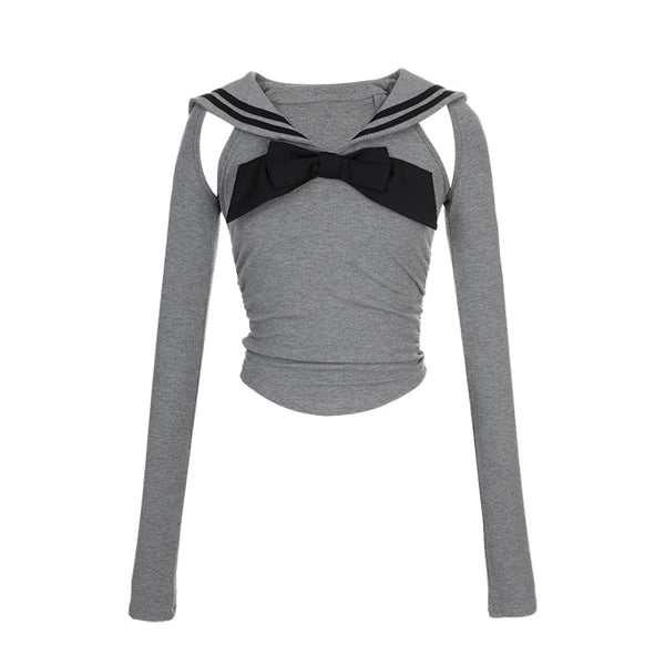 Sailor ribbon tops