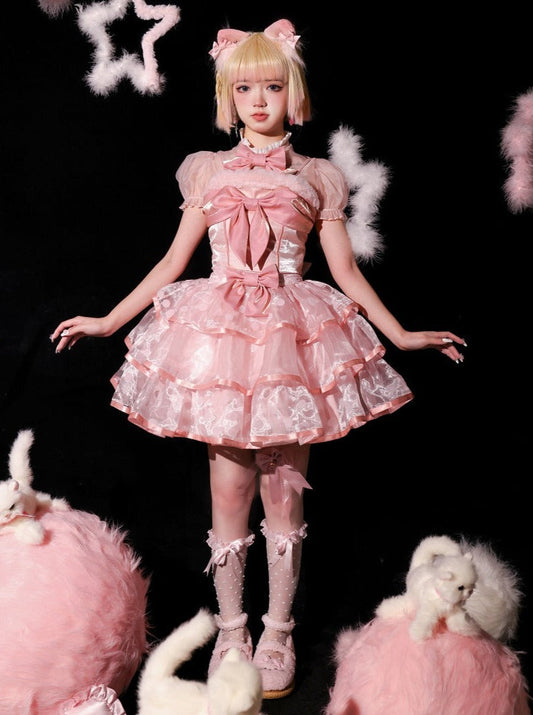 Pure Pink Sweet Princess Dress