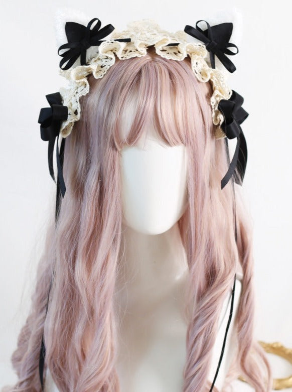 Lolita Cotton Lace Cat Ear Cathasha