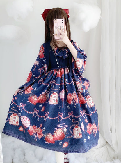 Japanese Lolita Strawberry Suss Dress 