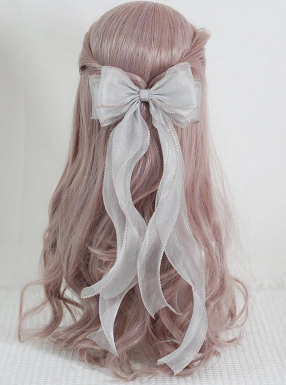Long ribbon head jewelry