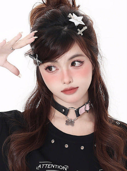 Bone Star Y2K Subculture Choker