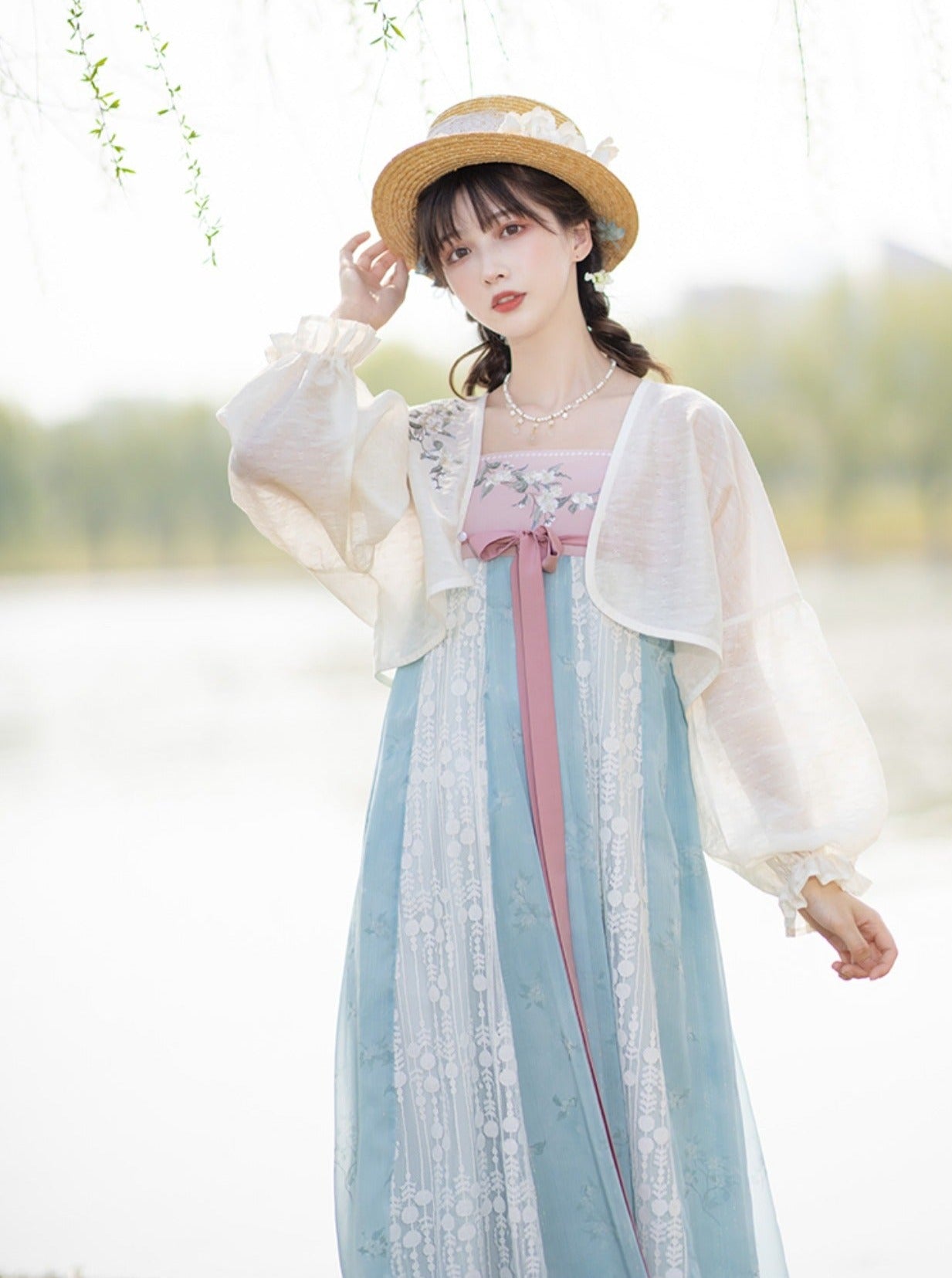 Fairy Flower Skirt + Sheer Shirt