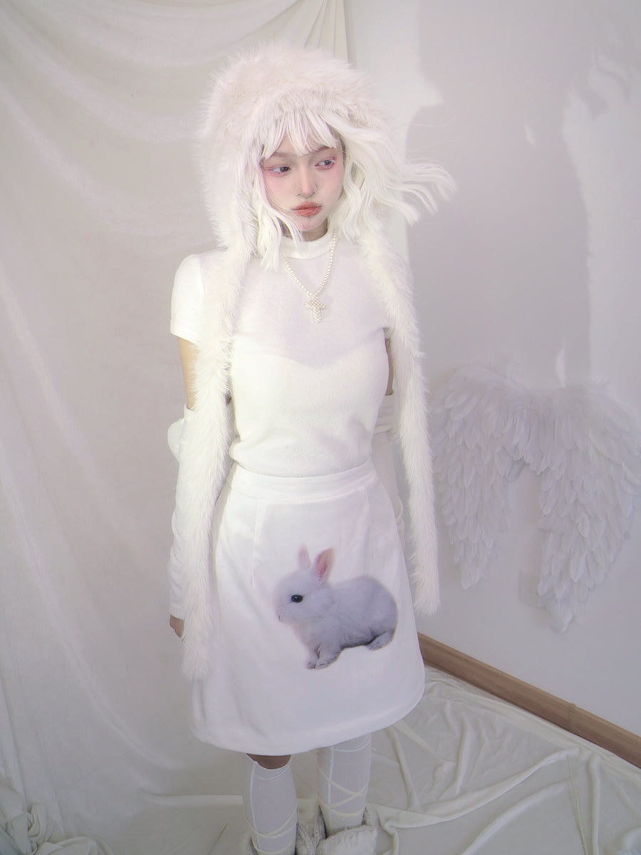 Little Wing Angel White Arm Cover Tops