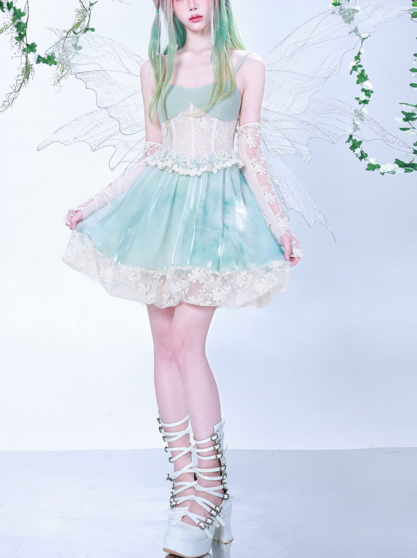 turquoise fairy dress Turquoise Fairy Ensemble