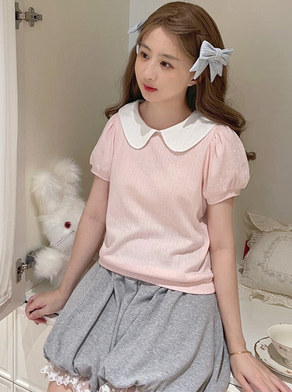 Front shoulder da barket T -shirt