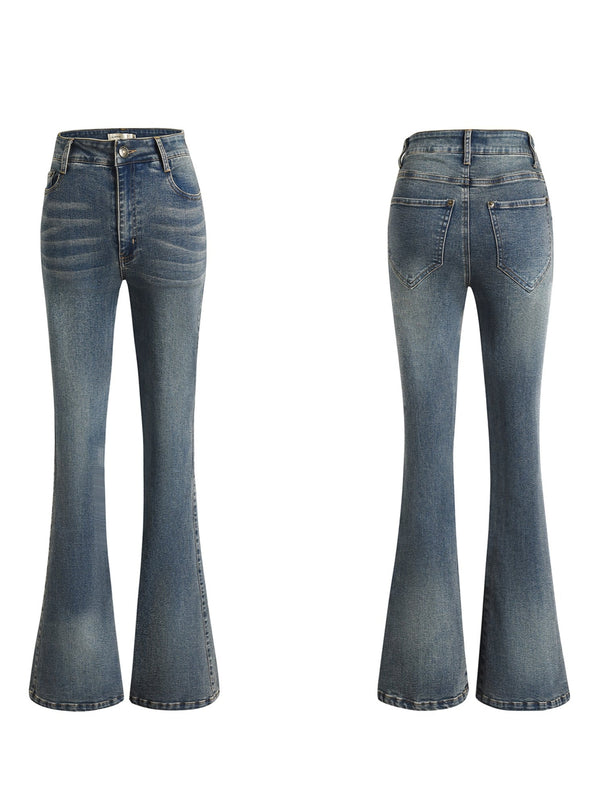 スリムフィットフレアジーンズ