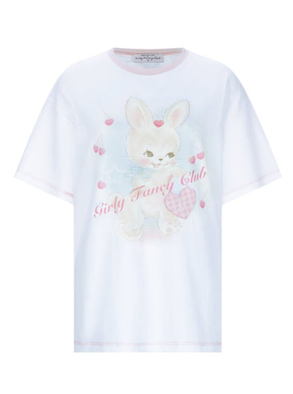 キュートバニーシリーズオーバーTシャツ