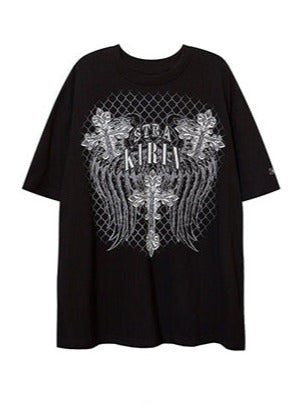 Gothic Cross Loose T-shirt Gothic Cross Loose T-shirt with belt