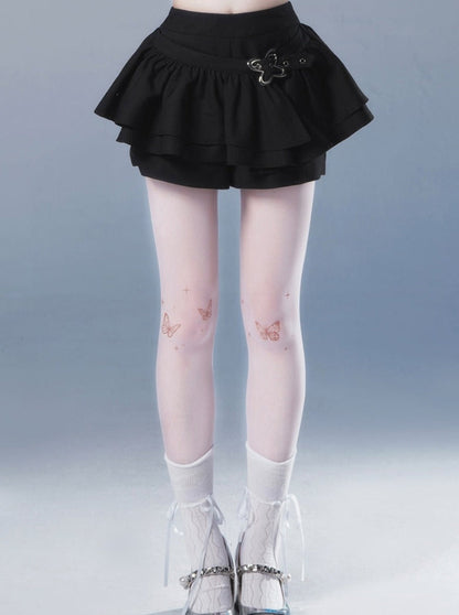 Collector Black Metal Buckle Skirt