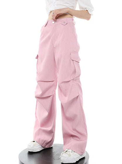 Sweet pink casual pants