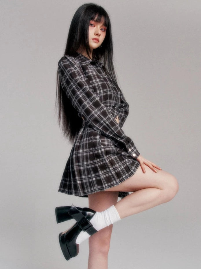 Cool Check Shirt + Check Skirt