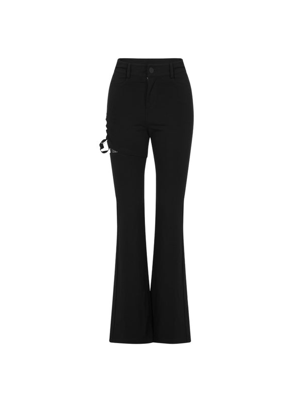 Mode Dark High Waist Wide Leg Flare Pants