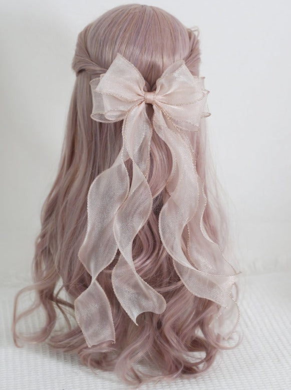 Long ribbon head jewelry