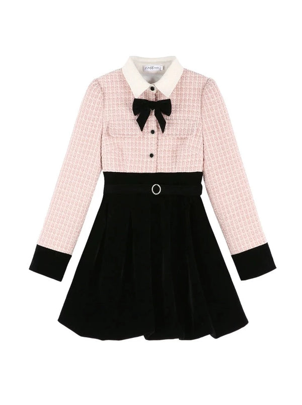 French Girly Tweed Dress