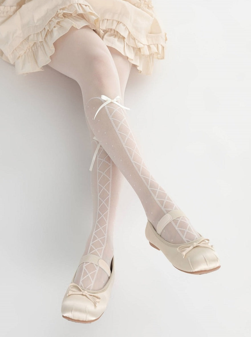 Sheer Race Apribon Tights