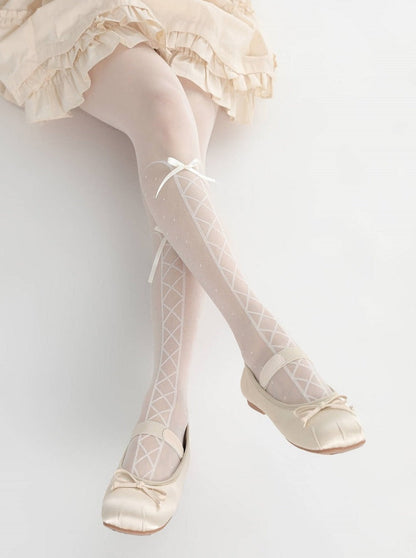 Sheer Race Apribon Tights