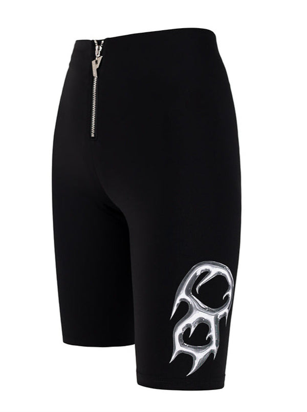 Spice Girls 8 Series Cool Short Zip Tight Pants