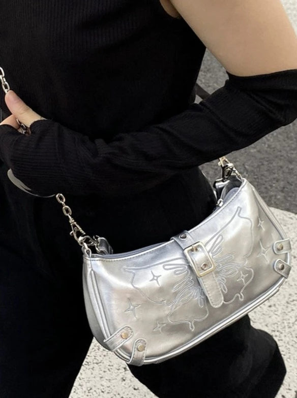 Butterfly design belt mini 2wey bag