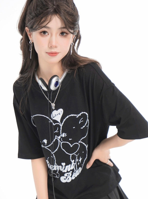 Suite Animal Print T -shirt