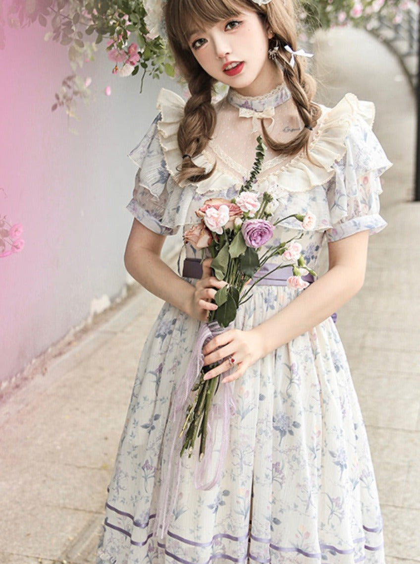 Flower 2024 frill dress