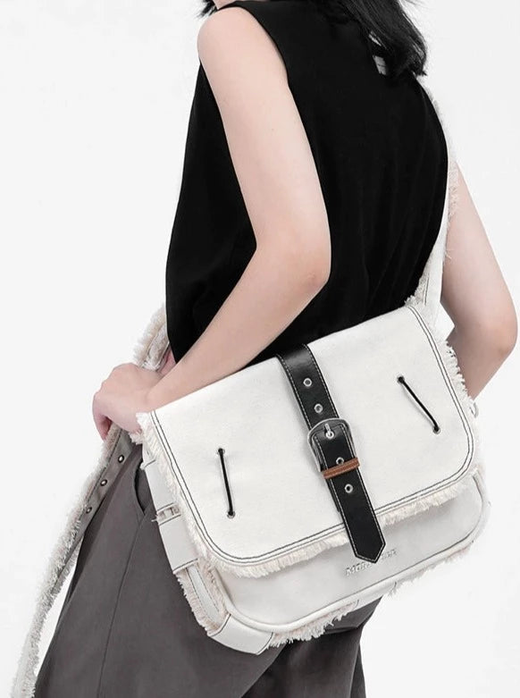 Belt Fringe Mode Shoulder Bag