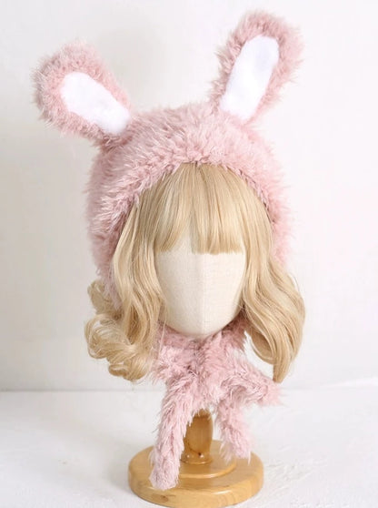 Fur Lolita Bunny Hat