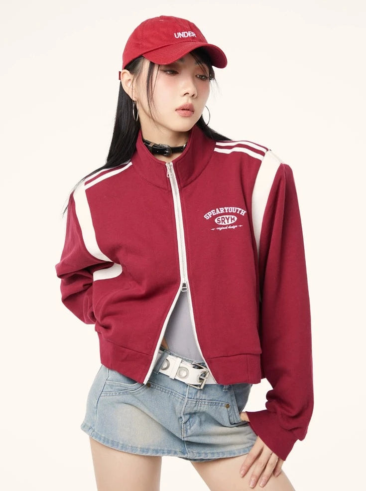 Sporty Mode Logo American Jacket