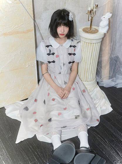 Alice Ribbon Doll Colour Dress