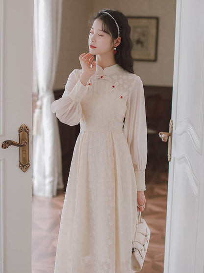 china flower dress