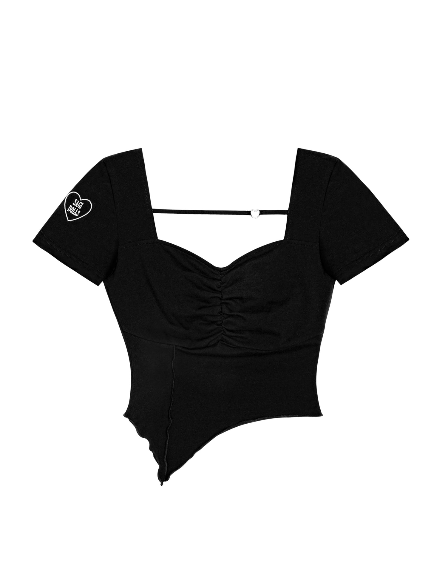 Heart Ring Strap Elehem Black Top