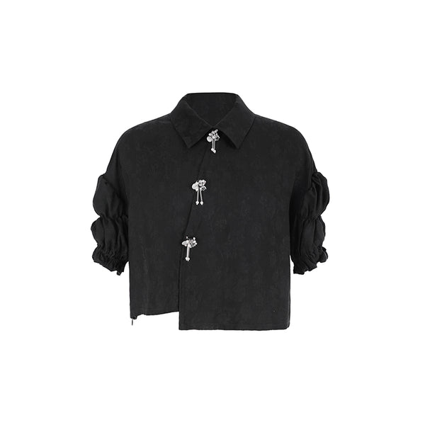 Short China Puff Three Brooses Tops