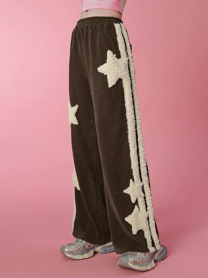 Star Casual Straight Loose Style Pants