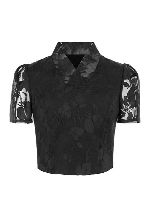 Cross Color Sleeve T-Shirt