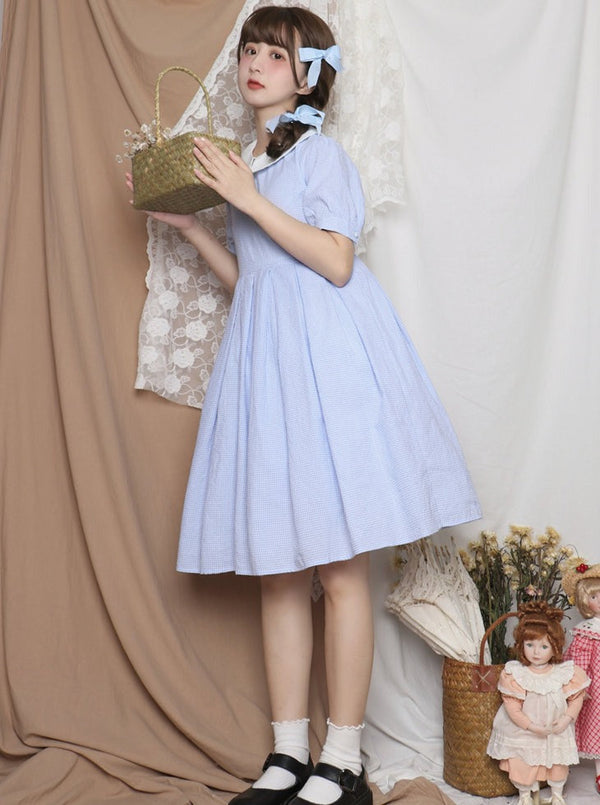 レトロドールカラーワンピース