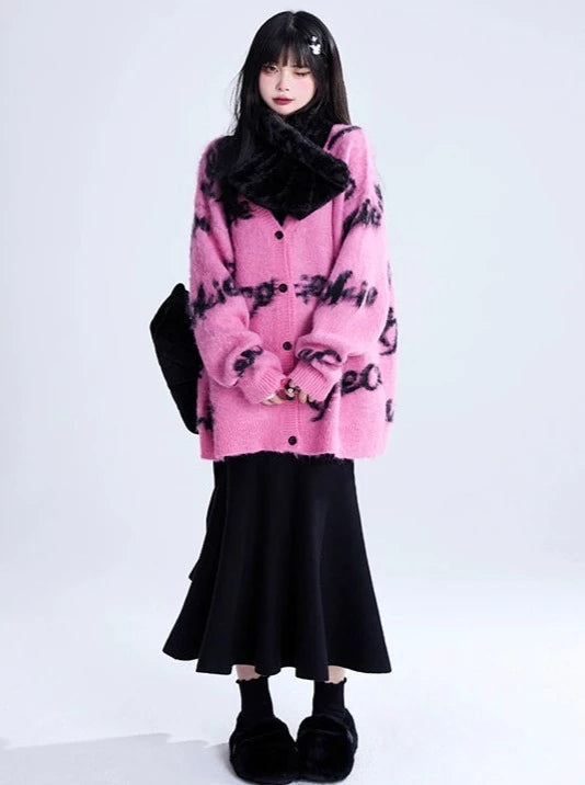 Solid color boa scarf