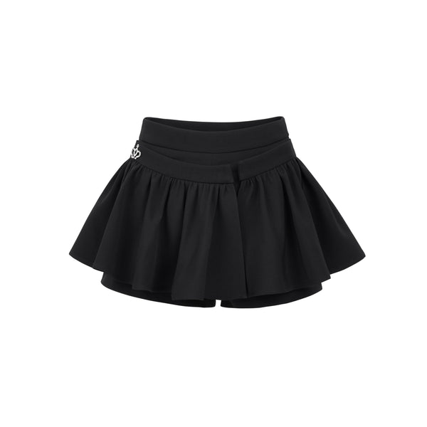 High waist inner pants skirt
