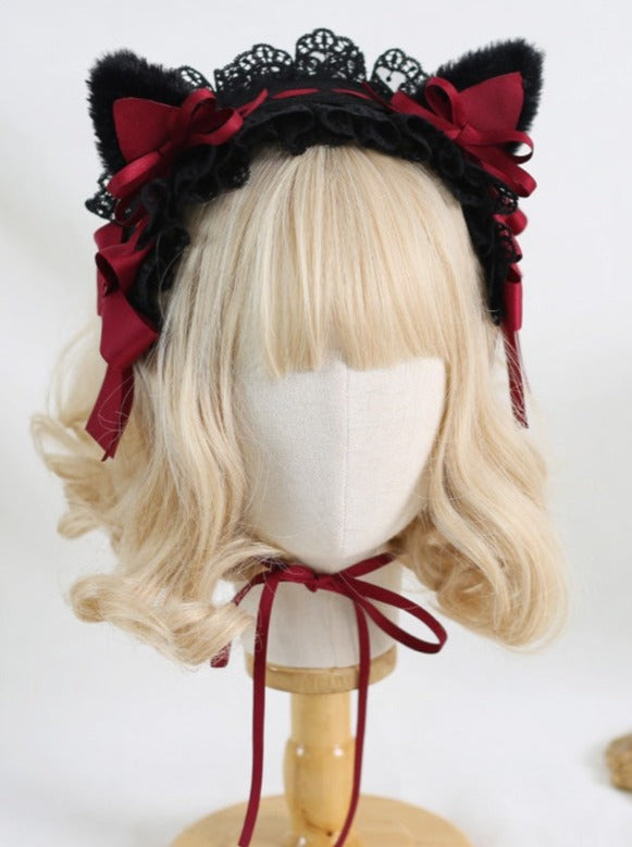 Cat ear mine headdress