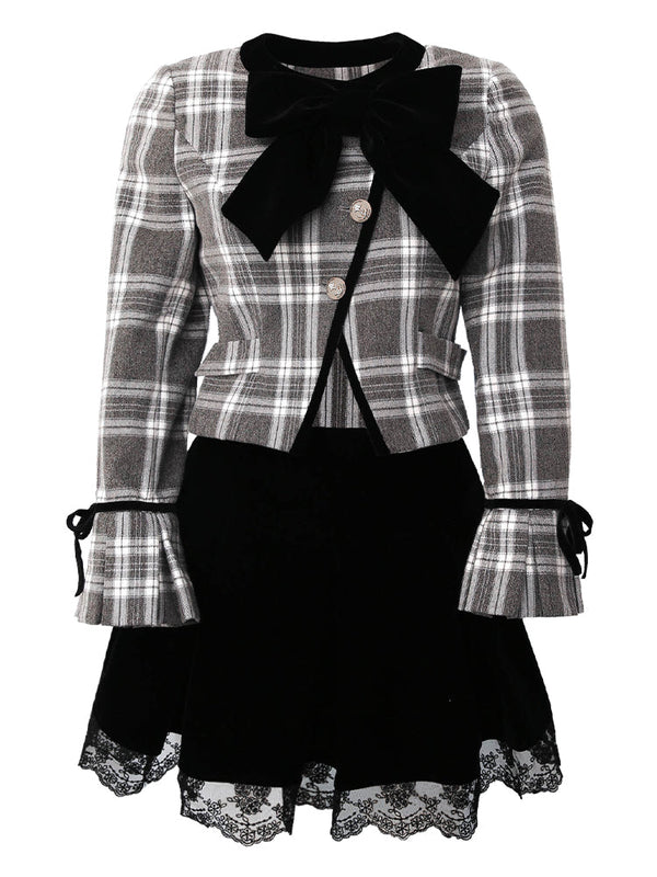 Gurley ribbon French check setup