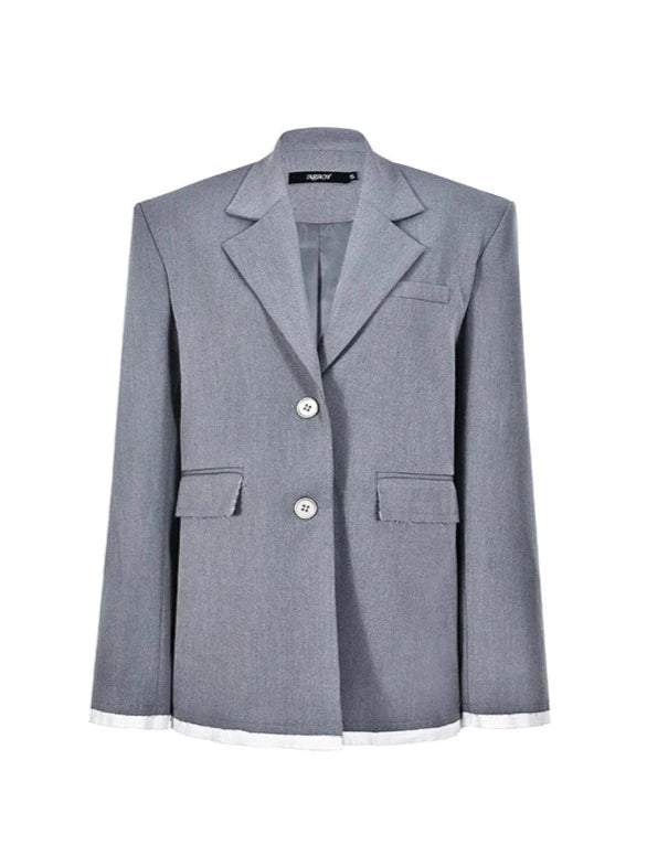 フレンチカレッジスタイルジャケット＋プリーツスカート