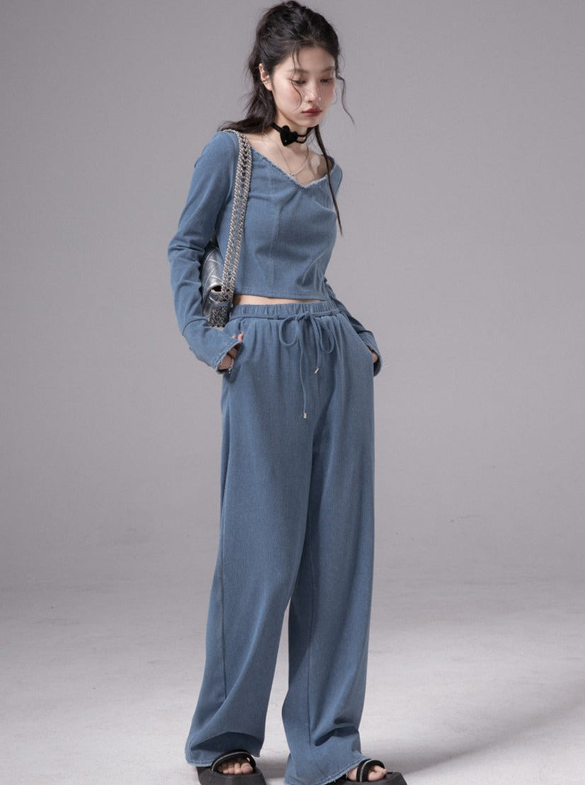 Blue Wash Design Tops + Rowest Pants