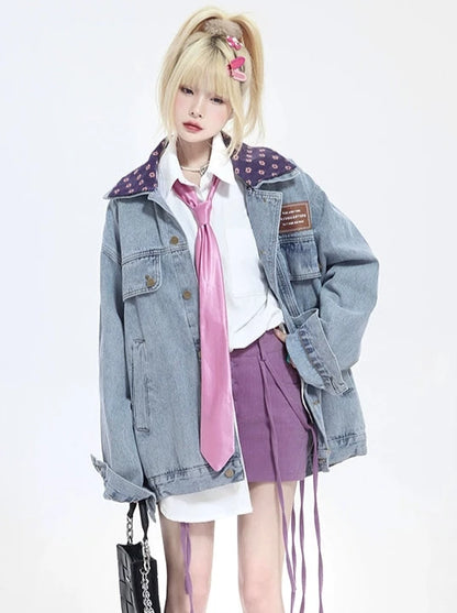 American Retro Washed Denim Jacket