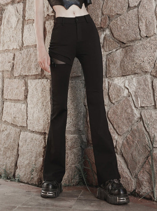 모드다크하이루에스톱와이드레그플레이어팬츠 