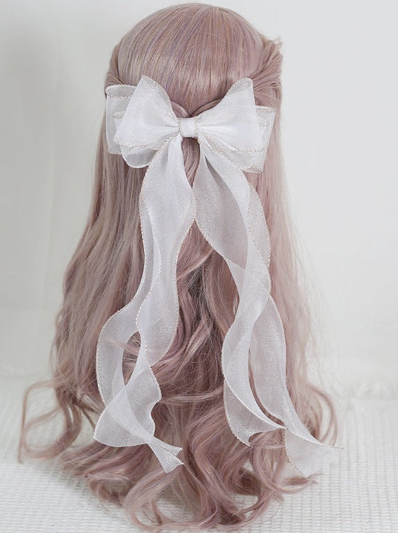 Long ribbon head jewelry