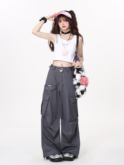 Street overpants with free waist chain